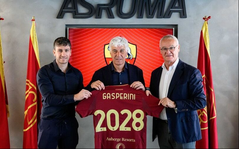 Gian Piero Gasperini é anunciado pela Roma (Foto: Reprodução)