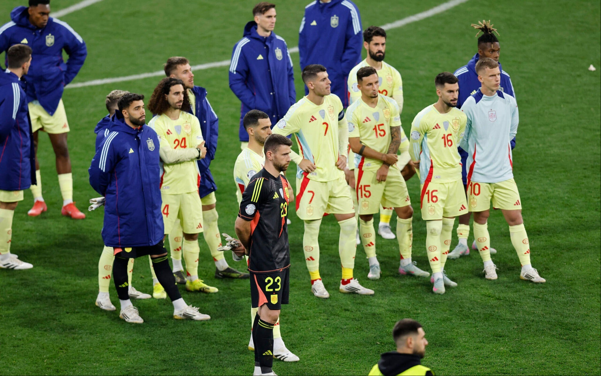 Espanha foi vice-campeã da Nations League (Foto: Alexandra BEIER / AFP)