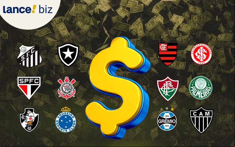 Veja ranking de maiores folhas salariais no Brasil (Arte: Lance!)