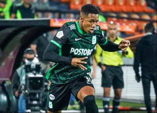 Brahian Palacios, atacante do Atlético Nacional, da Colômbia