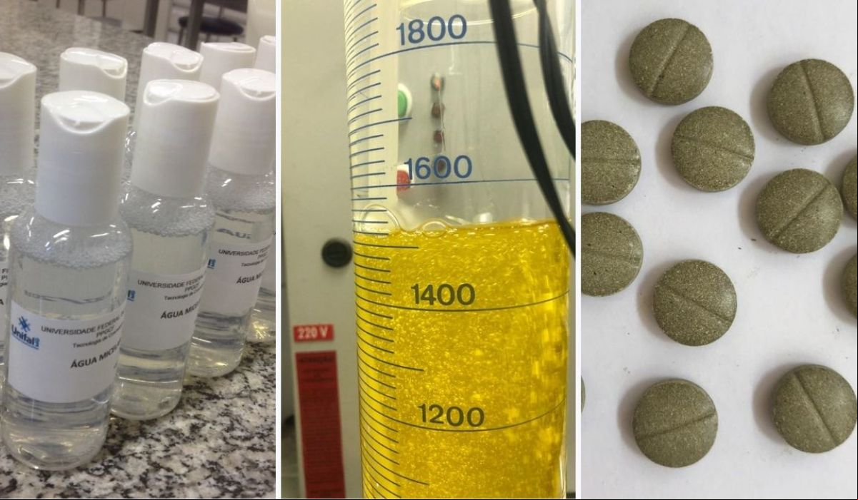 Água micelar, antisséptico natural e fitoterápico em comprimidos para ansiedade foram desenvolvidos pela UNIFAL-MG 
