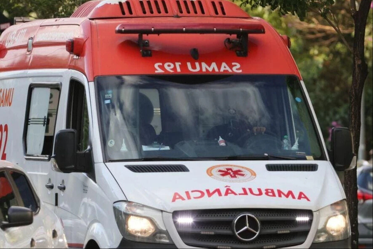 Viatura do Serviço de Atendimento Móvel de Urgência (Samu)