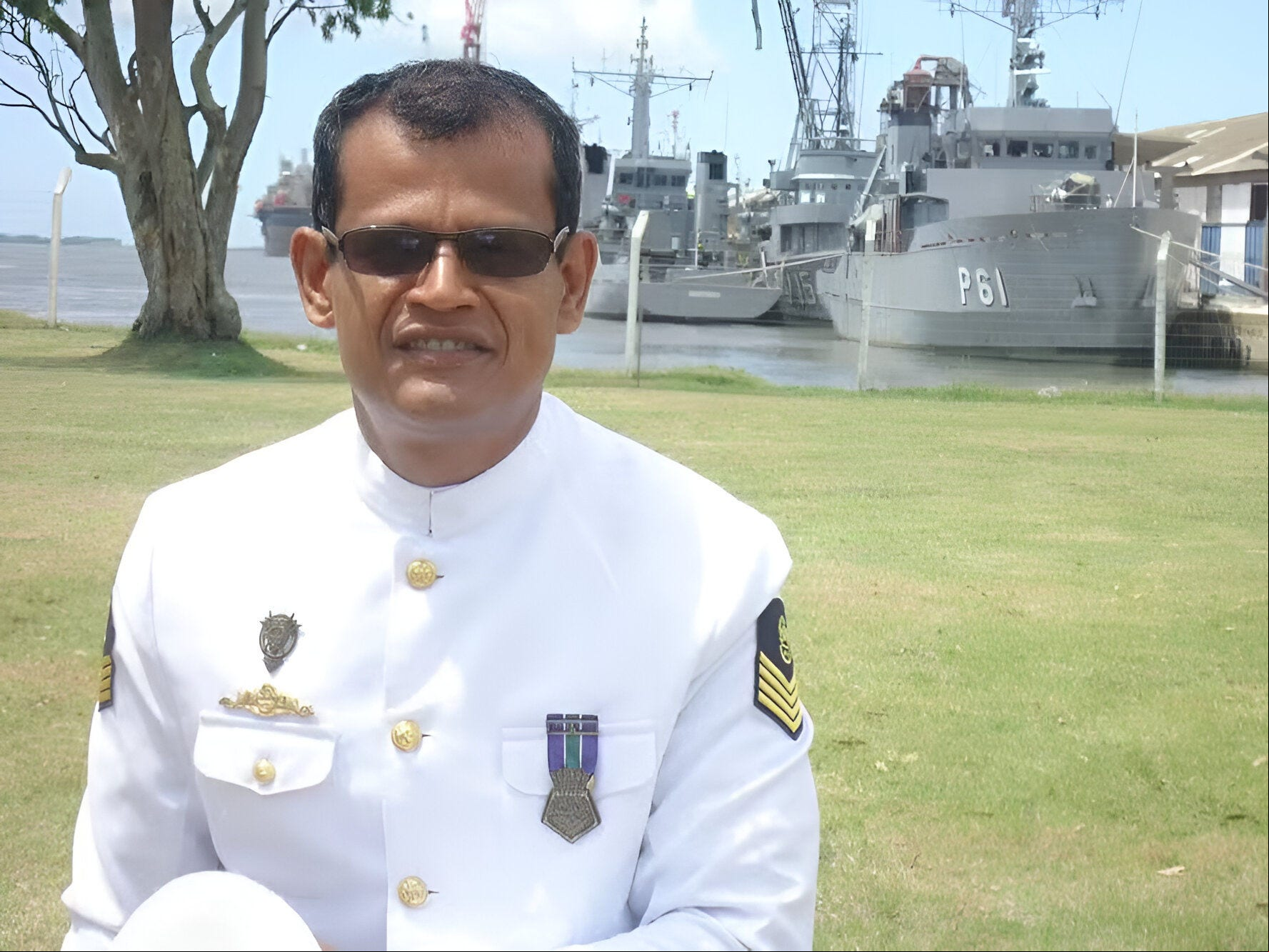 O militar Marco Antônio Braga Caldas, expulso da Marinha após condenação pelo 8 de janeiro
